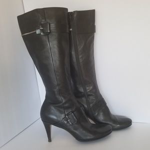 Kenneth Cole Leather Knee High BOOTS